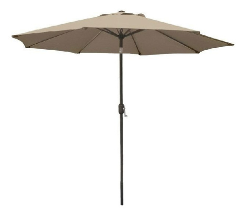 Sombrilla De Jardín Playa 2.74 M Manivela Toldo Poliester