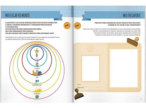 Montessori Meu P livro Atividades... Mundo (Escolinha), de Piroddi, Chiara. Editorial Todolivro, capa mole em português, 2022
