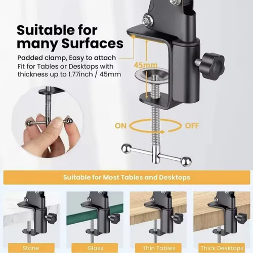 Soporte Para Celular De Brazo Flexible Para Escritorio