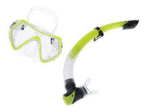 2xdiving Gear Diver Mask Set De Snorkel Semi Seco Buceo 