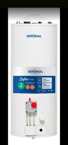 Termotanque Multigas Señorial Zafiro Blanco 50 Litros