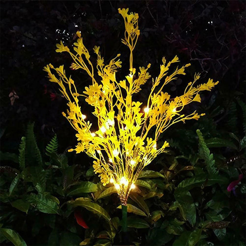 Lámpara Led Z 6018 Con Forma De Flor De Colza Para Jardín, E