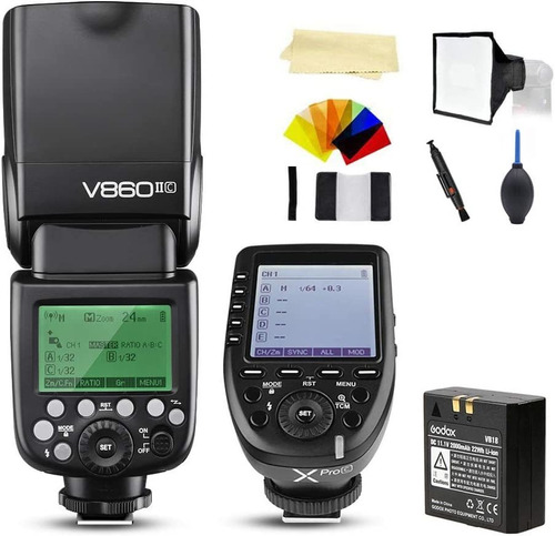 Godox V860ii-c Flash, 2,4 G, Con Gatillo Godox Xpro-c