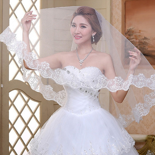 4m Una Capa Mujer Trailing Cathedral Velo De Novia Largo