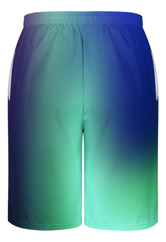 Pantalones Cortos De Playa Con Cintura Elástica Y Bolsillos