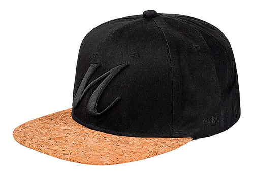 Jockey Corcho Black Snapback Nerfis Talla Única