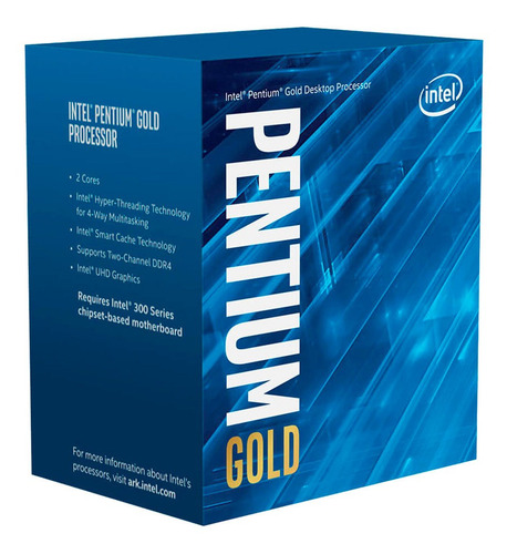 Imagen 4 de 4 de Procesador Intel Pentium G6400 BX80701G6400 de 2 núcleos y 4GHz de frecuencia con gráfica integrada