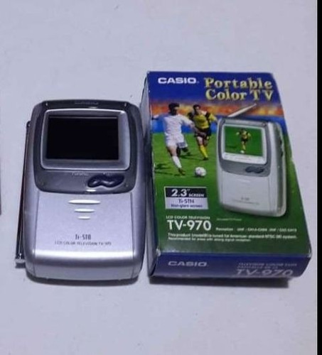 Imagen 2 de 8 de Regalo Televisor Portátil Casio Caja Y Su Manual
