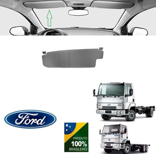 Quebra-sol Ford Cargo 2422 2004 Cinza Escuro Par