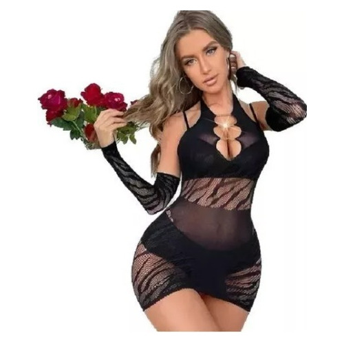 Lencería Sexy Mallas Tipo Body, Vestidos Red Sensuales Muje