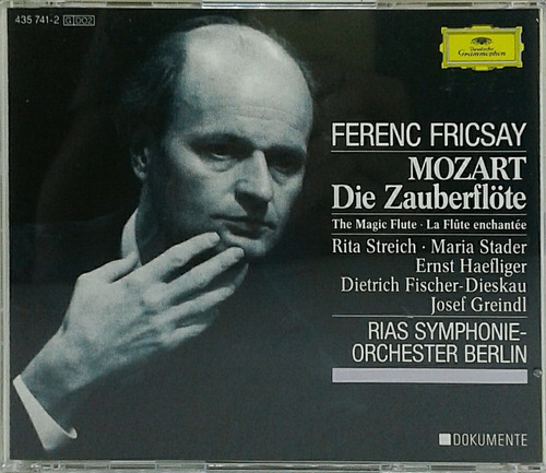 Cd Mozart The Magic Flute Ferenc Fricsay Rias Berlin 2cd Imp