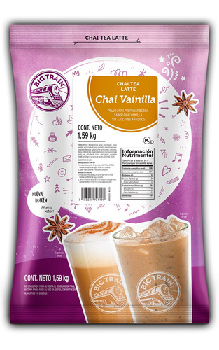 Base Big Train Chai Vainilla Bolsa 1590 Gramos