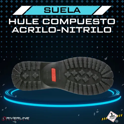 Zapato Bota Riverline Rdx Calzado Industrial Casco Policarbo