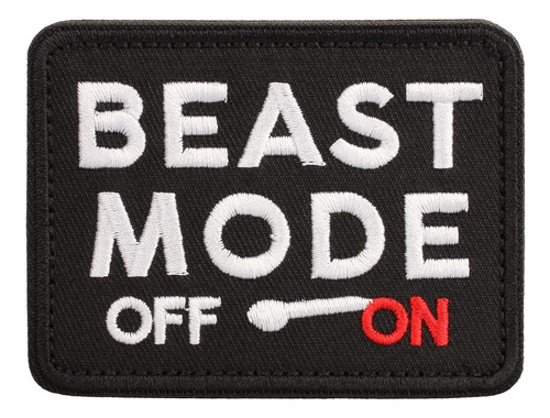 Parche Táctico Beast Mode On, Emblema Militar Parche D...