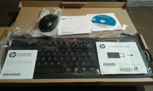 Kit de teclado y mouse inalámbrico HP KBRF57711