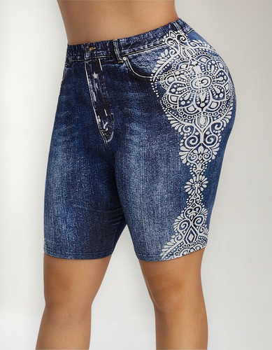 Leggins Deportivos De Gran Tamaño Con Estampado De Temperame