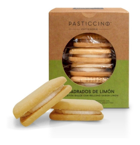 Cuadrado De Limon Rellenos Pasticcino 6u X 180gr Livmarket