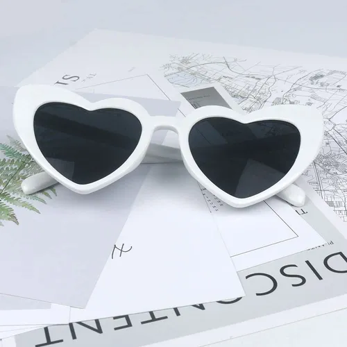 Gafas de sol Yoothink con forma de corazón vintage con forma de ojo de gato para mujer