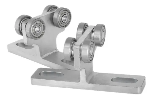 Juego De 4 Ruedas Para Puertas Correderas - Rodamientos Silenciosos, Acero Aleación, Soporta 550 Lb, Para Cortinas Y Armarios