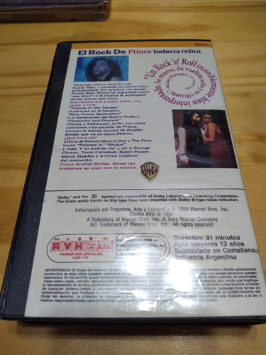 Graffiti Bridge - Prince - Warner, 1990 - Vhs - U