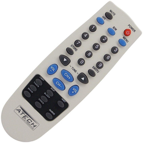 Controle Remoto Parabolica Elsys Preto 2.0 / 2.3 / 2.5 / 2.7