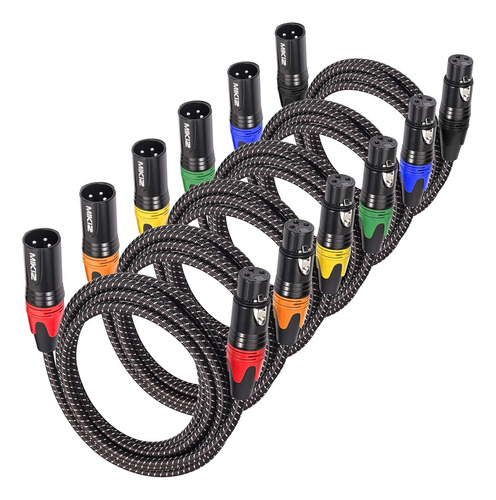 Cables De Microfono Mikiz Xlr -audio De Microfono Xlr Macho