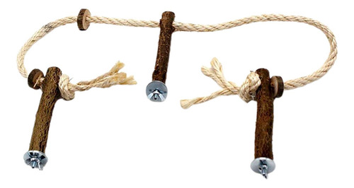 2 Soporte De Percha Para Pájaros, Columpio Colgante De