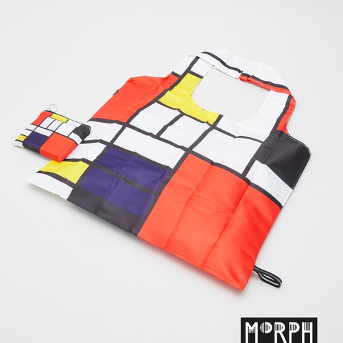 Bolsa Plegable Mercado Reciclable Mondrian Morph