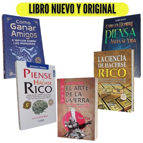 Kit Emprendedor De 5 Libros Nuevo Y Originales Envio Gratis