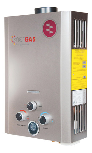 Calentador Instantáneo De Agua, Boiler De Paso Energas 6l Lp Color Gris Oscuro Tipo De Gas Gn