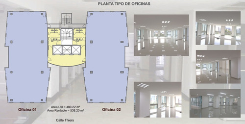 Imagen 19 de 24 de Oficina - Anzures / Polanco - Corporativo Heldan 541.52m2 ,