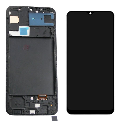 Display Samsung A30, A50, A50s Con Marco Negro