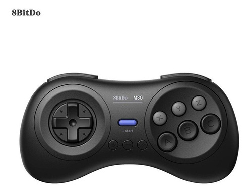 Controle Joystick Sem Fio 8bitdo M30 Bluetooth Preto Preto