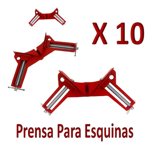 Imagen 9 de 10 de Prensa Para Esquinas 3 Pulgadas Caja X 10 Unid Ferrawyy