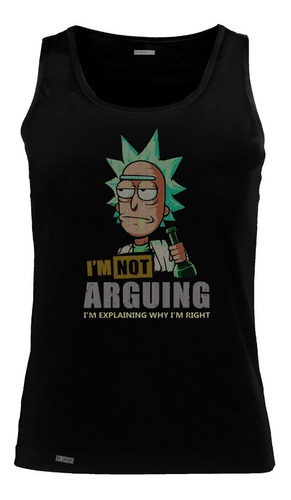 Camiseta Esqueleto Rick Im Not Arguing Camisilla Hombre Sbo