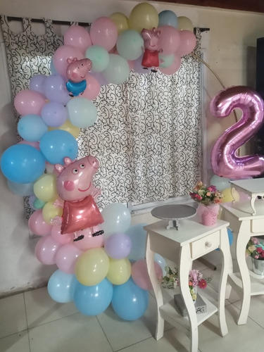 Imagen 10 de 10 de Guirnalda De Globos , Con O Sin Estructura/ Aro