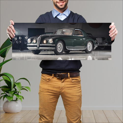 Cuadro 30x80cm Auto 1946 Alfa Romeo 6c 2500 Ss B 3