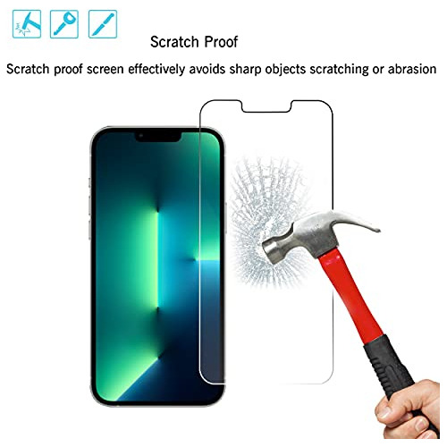 Protector De Pantalla Para iPhone 13 Pro 2pzs Transparente