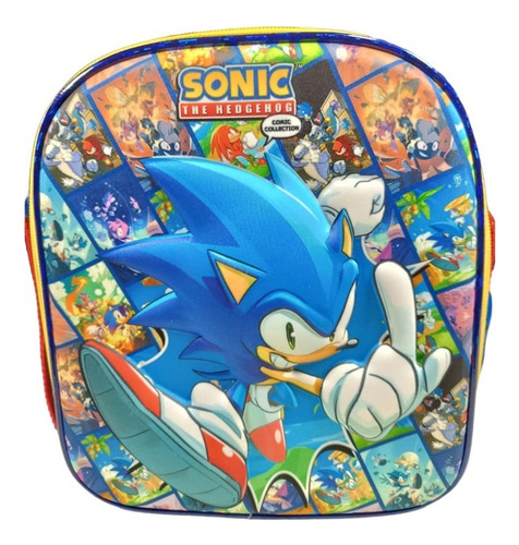 Lonchera Escolar Sonic 179438 Color Azul