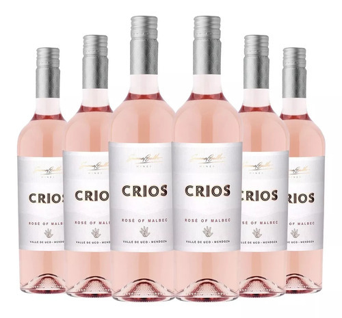 Vino Crios Rose Of Malbec X750ml Caja X 6u