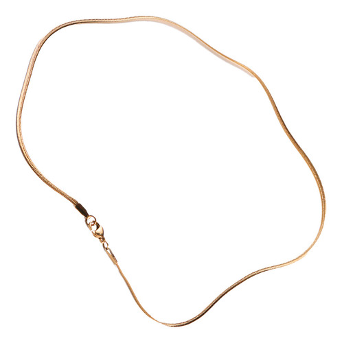 Choker Elegante Clássico Gargantilha Acessório Colar Fino Cor Dourada Chocker Gargantilha