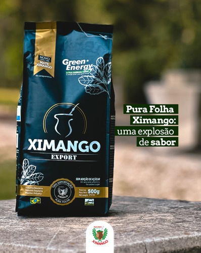 Erva Mate Ximango Chimarrão Export Pura Folha S/açucar 500gr