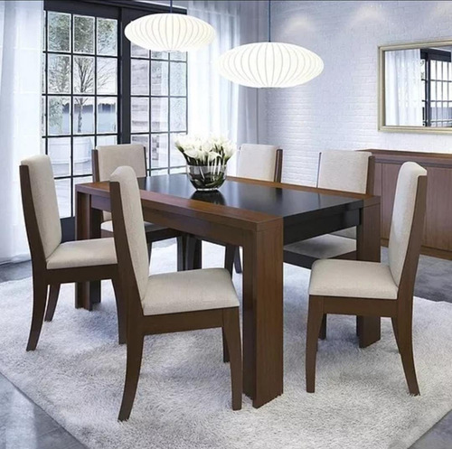 Comedor Lorenzi De 6 Sillas
