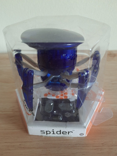 Hexbug Araña The Robotic Creature Azul. Usado
