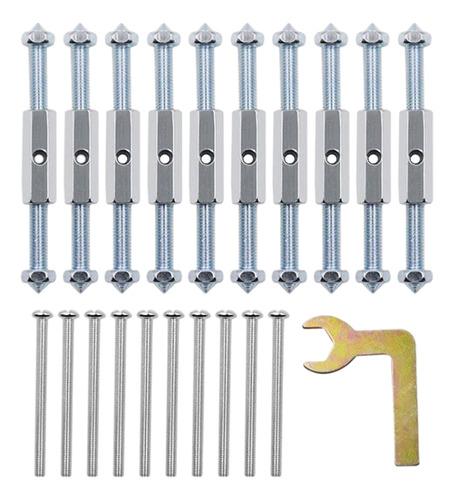 21 Unids / Set Kit De Varilla De Soporte De 86 Tipo De Metal
