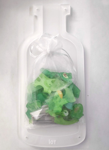 Botella Acrílica Rompecabezas 42 Piezas Caballos Standee 3d