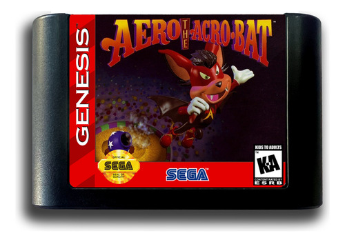 Cartucho De Megadrive Novo Aero The Acrobat-1