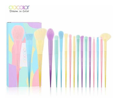 Dreaming Of Unicorns - Set De 17 Brochas Maquillaje Docolor