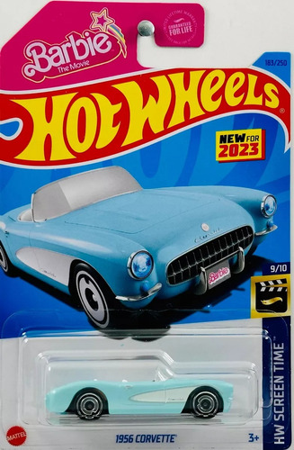 Hot Wheels 1956 Corvette Barbie Hw Screen Time Original