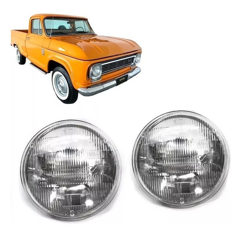 Par Farol Chevrolet D10 D60 A10 C10 D10 Até 1984